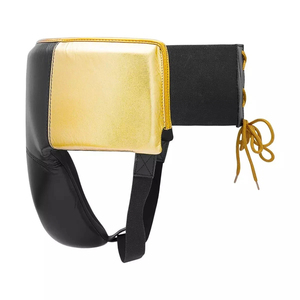 High Quality Genuine Leather PU Custom Made Lightweight Breathable Anti-Sweat Groin Guard OEM Service 100% Leather - Product Image 2