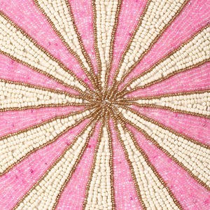 Premium Handcrafted Glass Beaded Round Placemat Decorative <b>Table</b> <b>Mat</b> For Dining Events And Home Decorative Dining <b>Table</b> <b>Mat</b> - Product Image 2