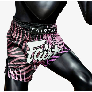 Geometric Satin Muay Thai Shorts <b>Professional</b> Kickboxing Training Trunks High Elastic Waistband Lightweight Gym Apparel - Product Image 3