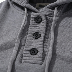 Sweat-shirts à capuche personnalisés pour hommes en molleton 100% coton - Vente en gros de vêtements streetwear écologiques - Product Image 4