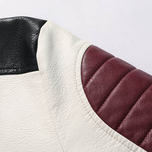 New Arrival 2026 Premium Quality Men's Winter Motorbike <b>Racing</b> <b>Jacket</b> Cow Skin Leather Stand Collar Customized Logos High Street - Product Image 6