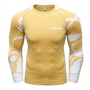 Custom Rashguard Camisetas <b>Men</b> <b>Compression</b> Tight Fitness <b>Shirt</b> Gym Sport Digital Printing Running Jerseys Tops - Product Image 1