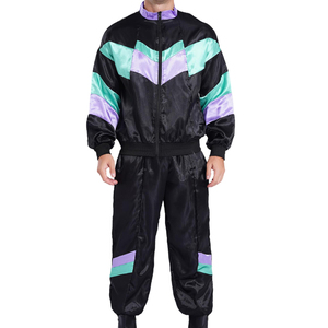 Custom Manufacturer High Quality Streetwear Solid Color Windbreaker <b>Tracksuits</b> Set New Arrival Men Windbreaker Set - Product Image 1
