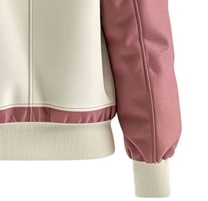 Chaqueta de Cuero Genuino para Mujer, Diseño Moderno, Tejida en Piel de Vacuno, con Logotipo Personalizado, Estilo Rock, Resistente al Viento, Transpirable, con Cierre de Cremallera - Product Image 2