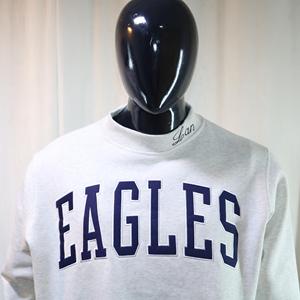 Sweat-shirts pour femmes, col montant, 280g, avec broderie personnalisée, coupe ample et carrée, 100% coton molletonné français - Product Image 1