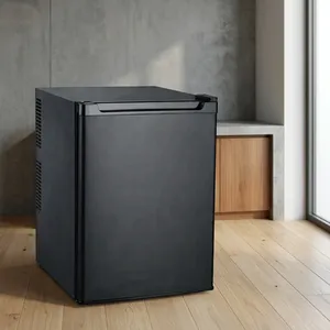 Mini Refrigerador de Acero Inoxidable con Compresor, Refrigerador Compacto para Hotel, Enfriamiento Silencioso, Mini Bar de Bajo Consumo para Hoteles - Product Image 2