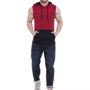 Débardeur de sport pour homme en coton, sans manches, uni, respirant, séchage rapide, pour l'automne, personnalisable avec votre logo - Product Image 3