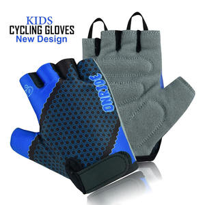 Outdoor <b>Half</b> Finger Cycling Gloves Child Anti <b>Slip</b> Shock-absorbing Bike Bicycle Gloves for Kids - Product Image 5