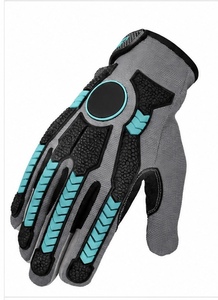 MUBASHAR PRO GRIP INTERNATIONAL MRG-IRG-015 ชุดทำงานที่ใช้งานได้จริง ถุงมือกันกระแทก การออกแบบตามหลักสรีรศาสตร์ที่ทันสมัย ​​ฝ่ามือไนไตรล์ - Product Image 2
