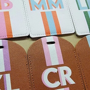 Etiquetas de Viaje de Cuero de Diseño de Alta Calidad, Hechas a Mano con Cuero de Primera Calidad para Conjuntos de Equipaje Premium LTG-0363 - Product Image 6