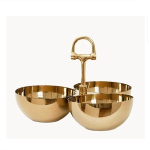 Juego de Tazones para Servir Hechos a Mano, Irregulares, de Aluminio Resistente, Diseño Wabi Sabi, Acabado Mate, Vajilla Decorativa para Fiestas - Product Image 3