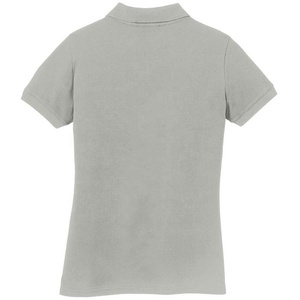 Femmes 100% coton doux respirant pour Polo T-Shirt Logo personnalisé broderie Collection d'été décontracté grande taille étiquettes de couleur unie - Product Image 5