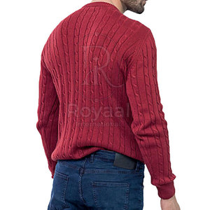 Pulls pour hommes grande taille, respirants, à contraste de couleurs, vêtements basiques, dernier design - Product Image 3