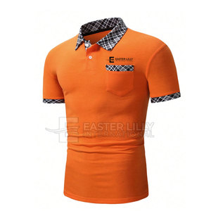 Polos transpirables y ligeros para hombre a precio razonable, polos de color sólido para hombre hechos en Pakistán. - Product Image 2