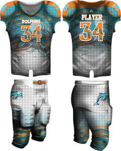 Uniformes de football américain de qualité supérieure Nom et numéro personnalisés Vêtements de sport respirants imprimés à manches courtes Prix pour les équipes - Product Image 5