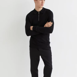 Polo à manches courtes pour homme, col contrastant, style tendance - Product Image 5