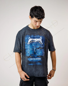 Camiseta Personalizada de Estilo Urbano para Hombre, Lavada al Ácido, con Serigrafía, Tejida en Algodón Orgánico 100%, Manga Corta, de Alta Calidad y Ecológica - Product Image 5