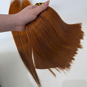 Quemar color naranja alta calidad mejor precio SDD hueso recto cabello humano vietnamita 100% cutícula alineada suministro de fábrica SMA - Product Image 4