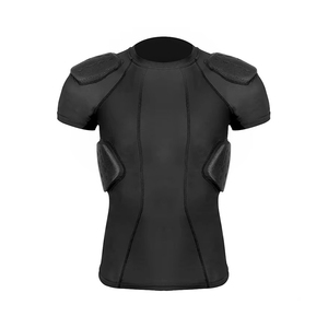 Camiseta de Compresión Protectora para Fútbol, con Protección Acolchada en el Pecho y Costillas, Capa Base para Entrenamiento de Alto Rendimiento, Jersey Acolchado para Portero - Product Image 1