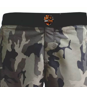 Pantalones Cortos Ligeros de Muay Thai con Aberturas Laterales, Logotipo Frontal, Secado Rápido, Ajuste Flexible, Material Duradero para Entrenamiento de Kickboxing y MMA - Product Image 5