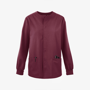 Bata de Laboratorio para Mujer, Diseño 2026, Cuello Redondo, Manga Larga, Corte Ajustado, Dos Bolsillos, Cómoda, Color Personalizado, para Uso Hospitalario, Gran Venta - Product Image 2