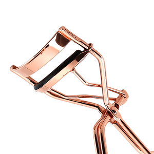 Pince à cils professionnelle portable en acier inoxydable couleur or rose, vente en gros, durable, fournisseur OEM - Product Image 3