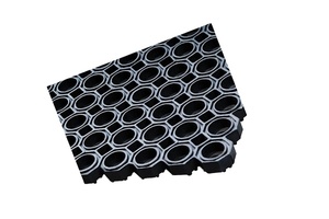 Tapis en caoutchouc noir creux antidérapant imperméable de qualité supérieure, épaisseur de 10 à 20 mm, garantie à vie pour les grandes entrées de centres commerciaux - Product Image 4