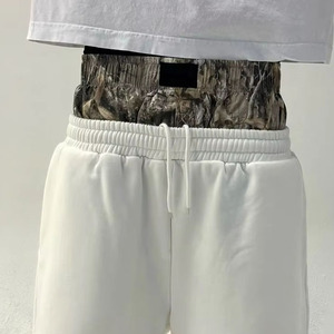 Pantalones Cortos Casuales de Verano para Hombre de Alta Calidad, Diseño de Doble Cintura, 100% Algodón, Anti-UV, Transpirables, Ecológicos, Personalizables - Product Image 4