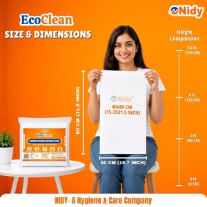 NIDY Disposable Towel 40x80 CM 80 GSM Medical Grade Non Woven <b>Waterproof</b> Breathable Eco-Friendly Multifunctional Salon Spa - Product Image 2