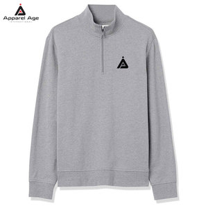 Sweat-shirts à demi-zip confortables et respirants, basiques légers, matériau durable, service OEM, sweat-shirts à demi-zip - Product Image 1