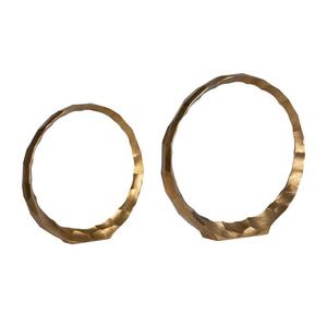 Handmade Aluminum High Quality Circular Tabletop Sculpture Set 2Pcs Modern Art <b>Decor</b> for Home Office Bar Mitzvah & Housewarming - Product Image 2