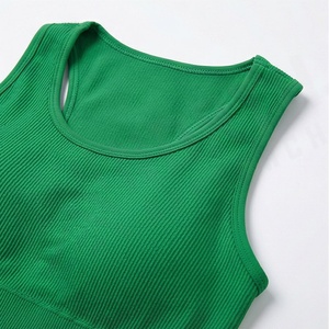 Customized Color Fashion High Waist Ethical Vegan Outdoor Going Out <b>Seamless</b> <b>Leggings</b> Two Piece Gym Yoga Set Apparel - Product Image 4