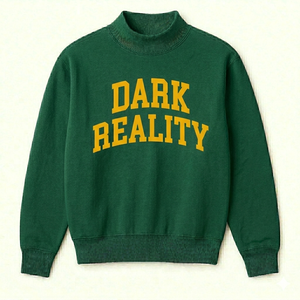 เสื้อสเวตเชิ้ตคอเต่าทรงโอเวอร์ไซส์ ผ้าคอตตอนผสม ใส่ได้ทุกฤดู อุ่นสบาย สไตล์ลำลอง สตรีทแวร์ น้ำหนักเบา แฟชั่นทันสมัย - Product Image 1