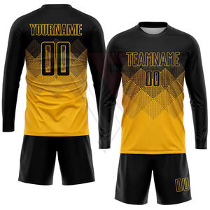 Uniforme de Fútbol para Hombre de Alta Calidad al por Mayor, Cómodo, 100% Poliéster, Transpirable, con Logotipo Frontal - Product Image 1