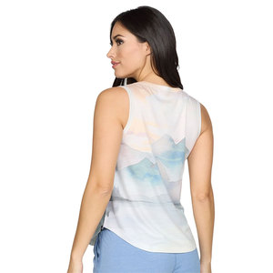 Débardeurs de sport pour femmes en gros, 100 % coton, respirants, séchage rapide, style sportif, avec logo personnalisé - Product Image 2