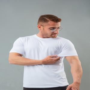 Camisetas de Jersey Lisas Casuales para Hombre, 100% Algodón, 180 Gramos, Talla Grande, Manga Corta, Cuello Redondo, Transpirables, de Secado Rápido, Comprimidas - Product Image 2