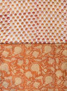 Tela 100% algodón estampada a mano para vestidos y ropa, venta al por mayor por yarda a precio de fábrica. - Product Image 3