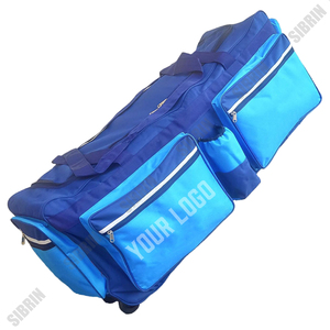 Bolsa de Cricket Unisex Premium SIBRIN con Ruedas, Gran Capacidad, Resistente al Agua, Portátil, Personalizable, de Poliéster, para Bates y Deportes - Product Image 1