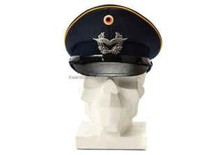 Unisex High Quality Wool-Made Multi-Captain Officer Air-Force Cap Custom Size Silk <b>Material</b> Cotton Printed Adjustable Cap - Product Image 3