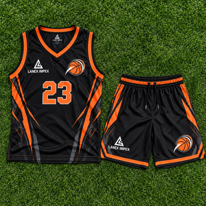 Conjunto de Uniforme de Baloncesto Sublimado Personalizado con Logotipo, Número y Nombre, Pantalones Cortos de Malla Ligera para Equipos Deportivos - Product Image 6