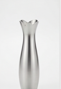 Modern Stainless Steel <b>Flower</b> Vase Tabletop <b>For</b> Home Decor Elegant Floral Arrangement Table <b>Centrepiece</b> Living Room - Product Image 3