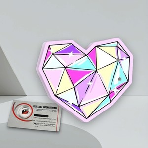 Professional Heart Shape <b>Plastic</b> Eyelash Extension Packaging Beauty Tool Lash Tiles Private Label Eyelash Extension <b>Plate</b> - Product Image 2