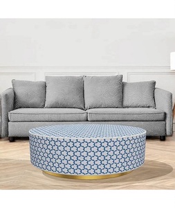 Meuble de salon noir en os incrusté, artisanat moderne sur mesure, F S INTERNATIONAL, provenant de l'Uttar Pradesh - Product Image 1