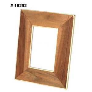 Wholesale 6*8 Inch Natural Rustic Wood <b>square</b> Photo <b>Frame</b> for Home Decoration Mdf Modern Photo <b>Frame</b> Metal Picture Photo <b>Frame</b> - Product Image 3