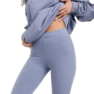 Conjunto Deportivo Moderno para Mujer, Sudadera con Capucha y Pantalones Acampanados, Proveedor de Calidad de Exportación, Ropa Personalizada de Alta Calidad, Dos Piezas - Product Image 6