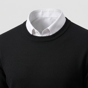 Pull en tricot rayé rétro personnalisé pour homme, vente en gros, marque privée, OEM, ODM, fournisseur d'usine, mode américaine - Product Image 5