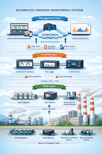 Système intelligent de surveillance des émissions basé sur ATSCADA |    SYSTÈME AUTOMATIQUE DE SURVEILLANCE DES ÉMISSIONS – Disponible en version OEM - Product Image 2