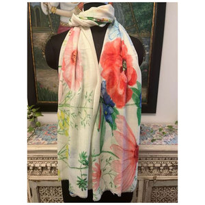 Premium Quality Printed Stole 70x200 CMS Elegant Fashion Scarf Soft Lightweight Stylish <b>Wrap</b> for Women Ready Stock - Product Image 2