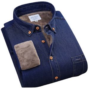 Veste en jean élégante pour homme de haute qualité, automne-hiver, 100% coton, lavée, imprimée numériquement, épaisse, manches longues, chaude - Product Image 1