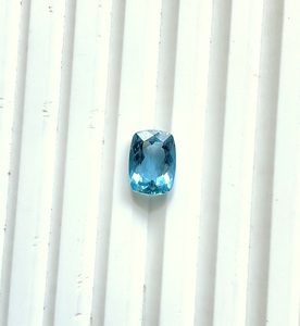 3.20 quilates de aguamarina azul con corte cojín de alta calidad para la elaboración de joyería fina, piedra preciosa natural - Product Image 4